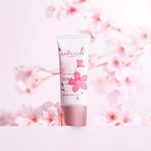 [CN295TU] Kem Chống Nắng Ampleur W Protect UV Tone Up Sakura Spf 50+ 30g