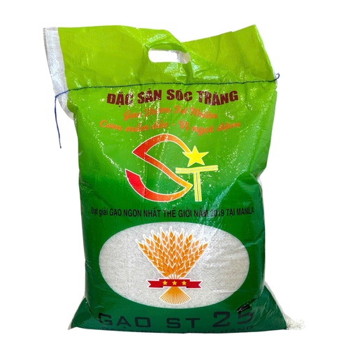 [ST25] Gạo ST25 Sóc Trăng 10Kg (Thơm, Dẻo, Đậm Vị)