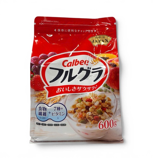 [TP296] Ngũ Cốc Calbee Trái Cây 600g