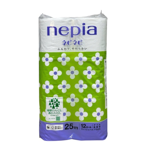 [KG652] Giấy Vệ Sinh Nepia Không Mùi 2 Lớp (Lốc 12 Cuộn)