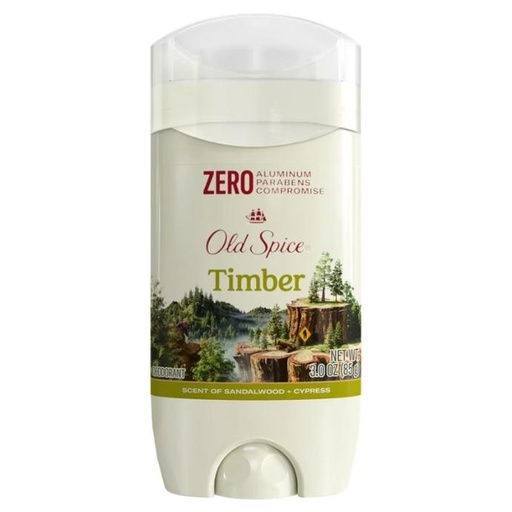 [KM086] Sáp Khử Mùi Old Spice Giảm Tiết Mồ Hôi Hương Timber 85g (Nắp Trắng)