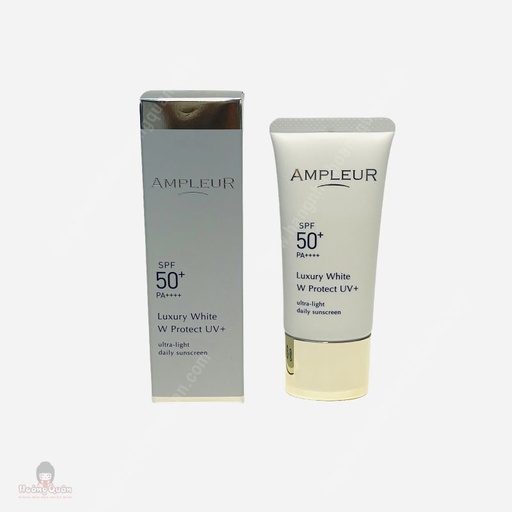 [AM133] Kem Chống Nắng Ampleur Luxury White W Protect UV+ SPF50+ PA++++ 30g
