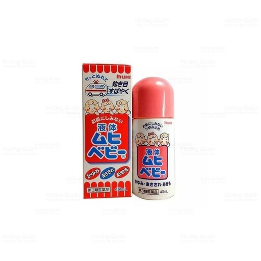 [BK803] Lăn Muỗi Muhi Bé Sơ Sinh & Người Lớn 40ml