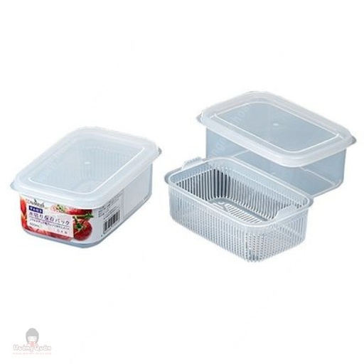 [DB513] Hộp Nhựa 2 Lớp Đựng Thực Phẩm Nakaya 600ml