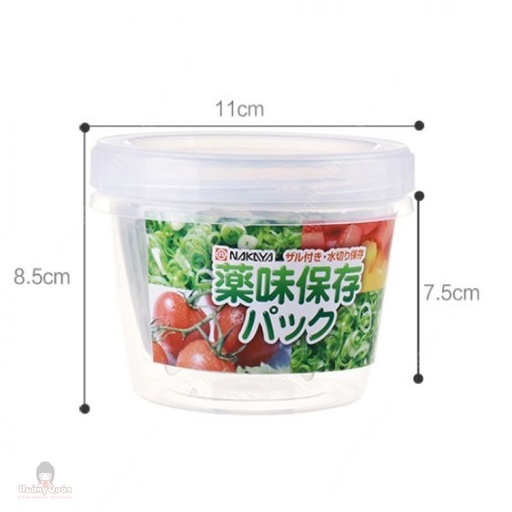 [DB008] Hộp Nhựa Tròn 2 Lớp Đựng Thực Phẩm Nakaya 500ml
