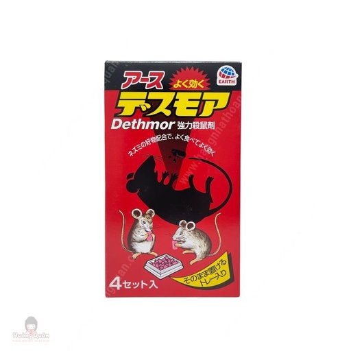 [DK206] Thuốc Diệt Chuột Dethmor Nhật Bản (Hộp 4 Vỉ)