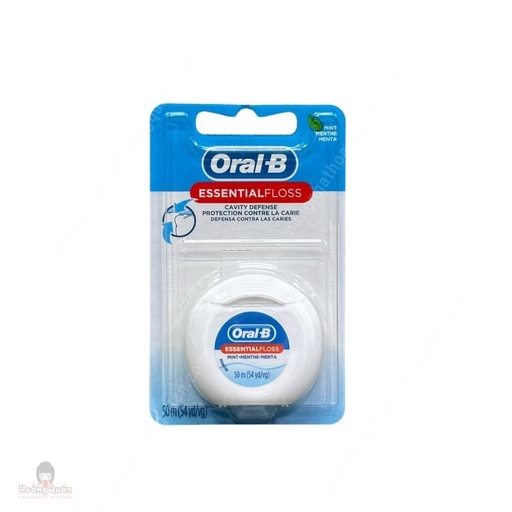 [RM342] Chỉ Nha Khoa Oral-B Essential Floss Mint Waxed 50M