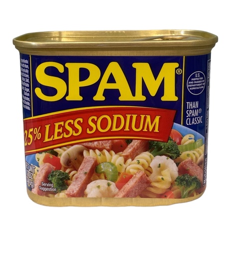 [TP445] Thịt Heo Hộp Xông Khói SPAM Ít Mặn 25% Less Sodium 340g