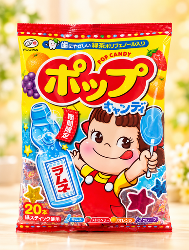 [KC142] Kẹo Mút Fujiya Cô Gái Pop Candy 20 cây