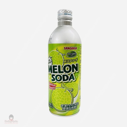 [SD824] Nước Soda Sangaria Dưa Lưới 500g