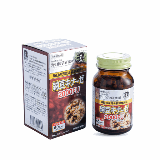 [NG657] TPBVSK Hỗ Trợ Ngăn Ngừa Đột Quỵ Natto Kinase 2000FU Noguchi 60 viên
