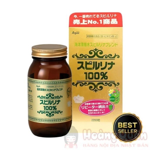 [FU658] Tảo Xoắn Spirulina Japan Algae 2200 Viên