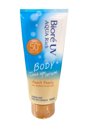 [CN311] Serum Dưỡng Thể CN Tone Up Peach Biore UV Aqua Rich 130ml