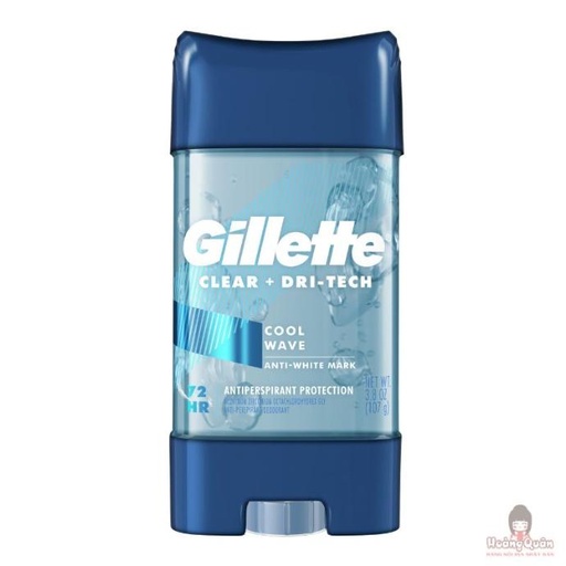[GI728] Gel Khử Mùi Gillette Clear Shield Cool Wave 107Gr