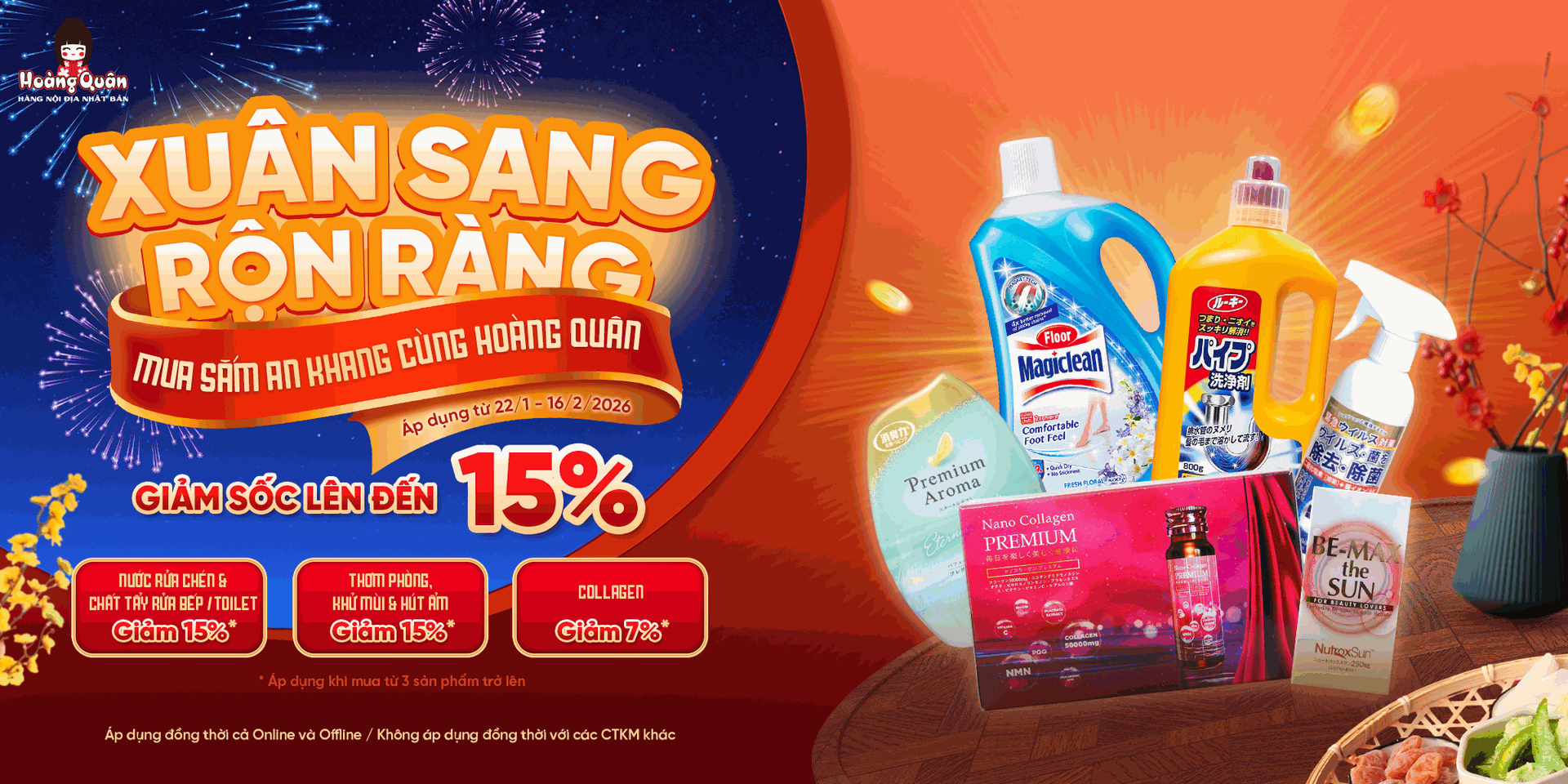 XUÂN SANG RỘN RÀNG - MUA SẮM AN KHANG CÙNG HOÀNG QUÂN